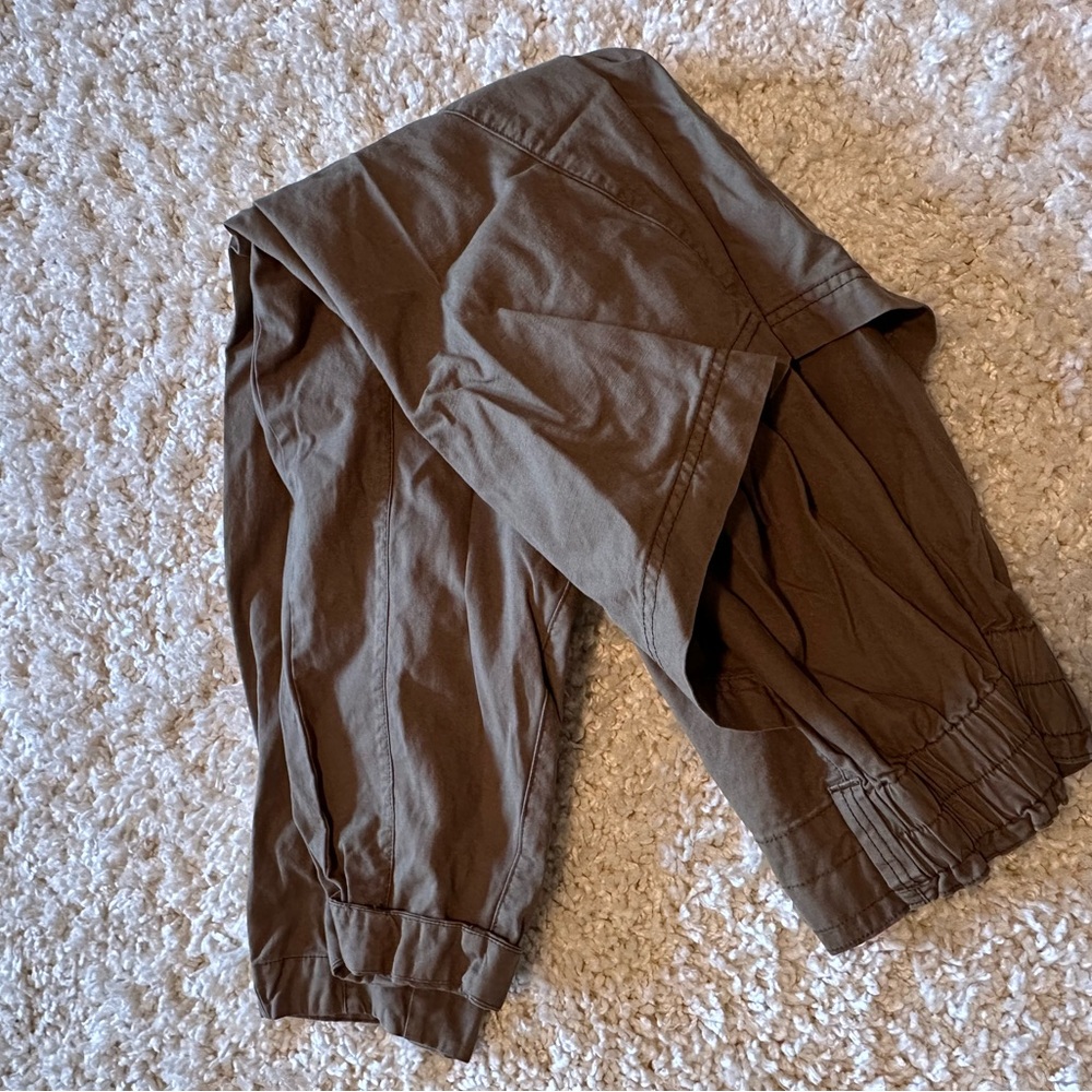 Free People olive green cargo pants